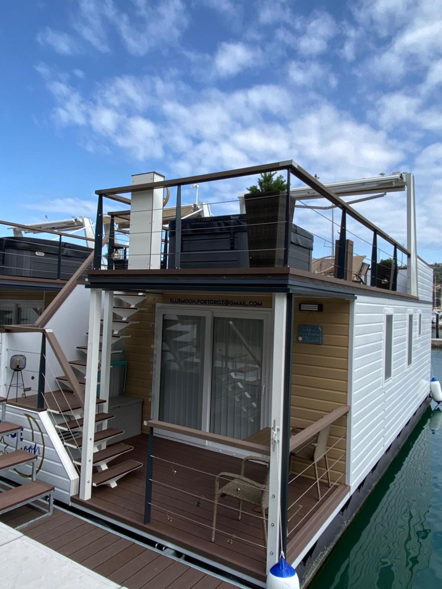 Villa Floating House Blue Moon Portorose Esterno foto